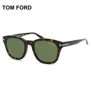 TOM FORD汤姆福特 太阳镜 板材墨镜 休闲眼镜 方框时尚驾车镜TF676-F-52N 53MM