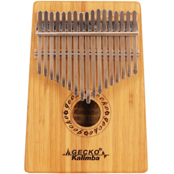 gecko壁虎拇指琴便携卡林巴琴17音非洲手指琴拇指琴乐器kalimba楠竹木
