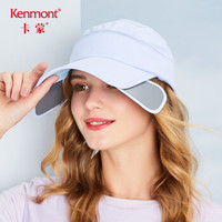 卡蒙（Kenmont）km-3113 女夏天韩版无顶遮阳帽速干户外运动空顶网球防晒帽 雪青色