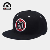 艾可娃（IKEWA）BQM-20160022-shuai 天才棒球帽男女同款街舞帽平沿嘻哈帽子 帅