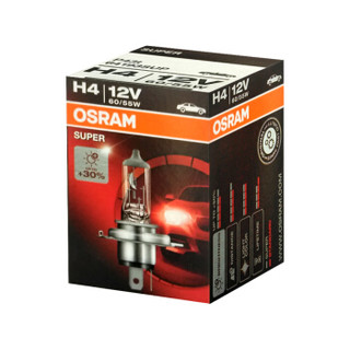 欧司朗(OSRAM) H4 汽车灯泡大灯灯泡远光灯近光灯卤素灯车灯远近光一体 64193SUP 12V55W 德国进口 (单支装)