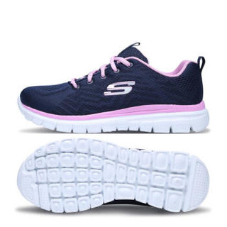 斯凯奇SKECHERS  女子  LIFESTYLE系列绑带运动鞋  休闲鞋  12615/NVPK  39码  US9