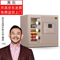 黑石保险柜高35CM全钢结构电子密码保险箱办公家用小型入墙入柜保管箱 玫瑰金