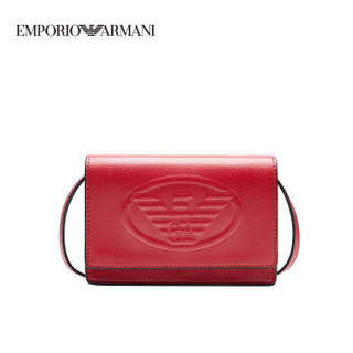 EMPORIO ARMANI 阿玛尼奢侈品19秋冬新款女士单肩背包 Y3B086-YH18A-19F RED-80133 U