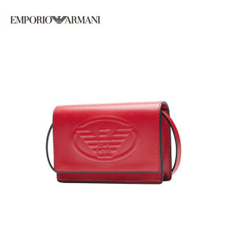 EMPORIO ARMANI 阿玛尼奢侈品19秋冬新款女士单肩背包 Y3B086-YH18A-19F RED-80133 U