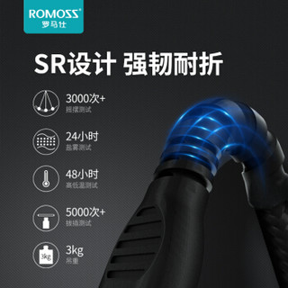 罗马仕 ROMOSS CB252 苹果/type-c/安卓数据线三合一手机快充充电线一拖三车载电源充电器iphoneX/XR小米华为