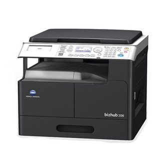 柯尼卡美能达 KONICA MINOLTA bizhub 206（双纸盒+双面输稿器）