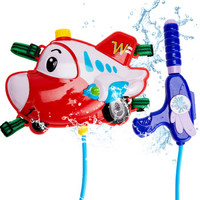 亚之杰玩具儿童水枪戏水沙滩玩具背包水枪小飞机