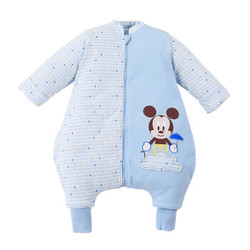 DisneyBaby 迪士尼宝宝 DA535BR20N0190 婴儿夹棉分腿睡袋 浅蓝 1-3岁 *2件