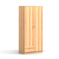 奈高NG二门更衣柜学生公寓书柜现代简约宿舍木质板式组合柜更衣柜