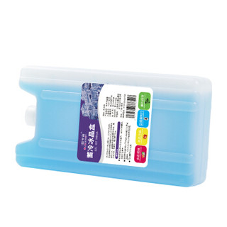 欧宝森 600ml冰晶盒 2个装食品母乳保鲜 制冷蓝冰 空调扇蓄冷冰盒冰砖