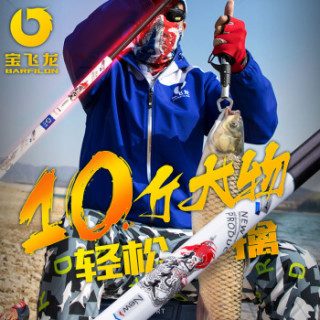 宝飞龙龙啸九天超轻超硬超细钓鱼竿日本进口54米28调鱼竿竞技手竿台