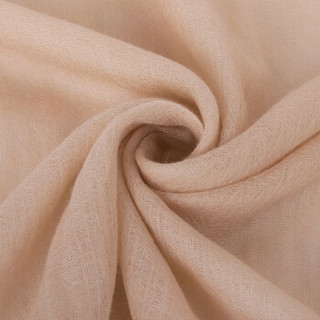 雪莲（SNOW LOTUS）围巾女羊绒披肩围巾两用秋冬季纯色保暖薄款纱巾 200*70cm 浅驼