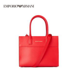 EMPORIO ARMANI阿玛尼奢侈品19春夏新款女士简约商务手提包斜挎包 Y3A115-YSE2B RED-80321 U