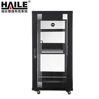 海乐(Haile)服务器网络机柜22U 19英寸标准 宽*深(600*800mm)1.2米 网孔门 A1-6822