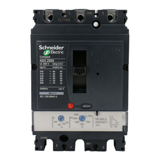 施耐德电气（Schneider Electric）塑壳配电保护断路器 NSX250N TM250D 250A 3P 手动 固定式 LV431830