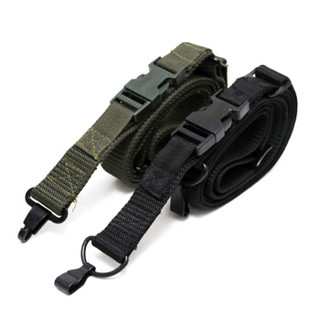 兵行者多功能95式三角枪背带03通用型三式战术背带安保带肩带   军绿(95扣头)