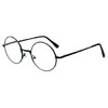 恋上（LianSan）老花镜 男女通用高清不锈钢时尚圆框眼镜 6800 150度 黑色