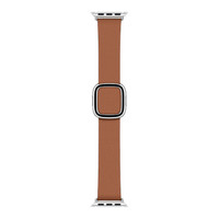 Apple 40 毫米鞍褐色现代风扣式表带 - 中号