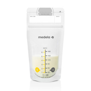 medela 美德乐 储奶袋存奶袋母乳储存一次性奶袋180ml