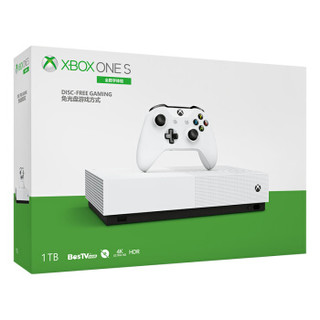 Microsoft 微软 Xbox One S 青春版 国行游戏机 1TB 白色
