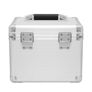 魔羯 MOGE MC8100 2.5/3.5英寸通用硬盘保护箱 防水防尘减少静电全铝带锁保护箱 10盘位全铝硬盘保护箱