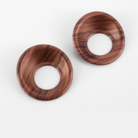 小忙牛（Mcow）小忙牛改装饰适用2019款本田CRV桃木纹内饰17/18中控排档位面板贴 后喇叭圈