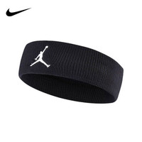 NIKE 耐克 Jordan乔丹AJ飞人运动头带发带网球篮球 瑜伽 吸汗带 AC4093-010/JKN00010OS 单只装 黑色 均码