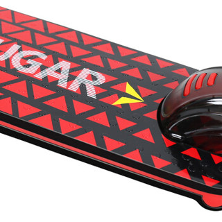 美洲狮（COUGAR ）儿童滑步车三轮全闪加大滑板车MHBC019 黑红色