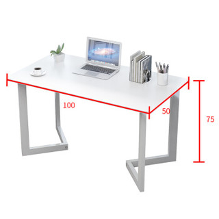 PULATA 普拉塔 电脑桌简约学生桌书桌懒人床边升降桌沙发桌樱桃木色  8400204