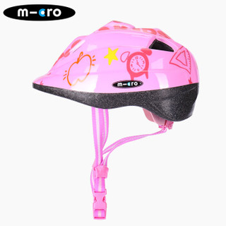 m-cro迈古米高轮滑护具全套装儿童溜冰鞋滑板车护具头盔包套装 X8M粉色L码
