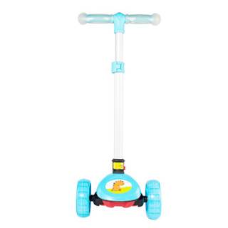 鑫奥林（XINAOLIN）儿童滑板车1-2-3-6岁加宽闪光轮可折叠小孩宝宝摇摆滑步车三轮踏板车平衡车 088蓝色