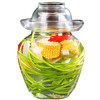 雅高 泡菜坛子 家用加厚透明密封罐咸菜罐腌菜坛子酸菜 5斤装YG-C080
