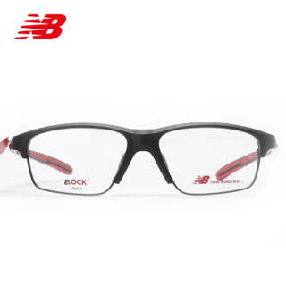 New balance眼镜框男女运动眼镜半框近视眼镜镜架篮球足球+0元配柯达防蓝光镜片 NB09101C0256-LKUV42D