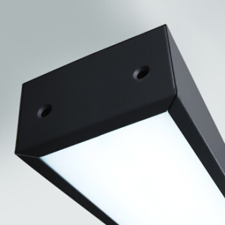 明晖led线条灯 rc095v/30s/865 34w 白光 长1200宽120 黑色 2只装 可