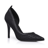 DYMONLATRY 设计师品牌 D-小姐系列 蕾丝高跟鞋 黑色 37