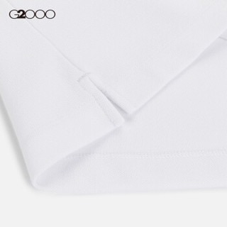 G2000 男装短袖T恤青年流行修身型 2019新款青年艺术主题91071502 白色/00 S/165