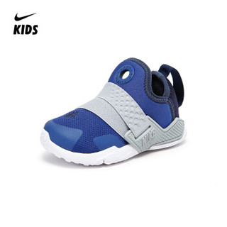 耐克（Nike）儿童鞋 舒适男童休闲鞋 轻便跑步运动鞋 AH7827-401 蓝色10C/27码