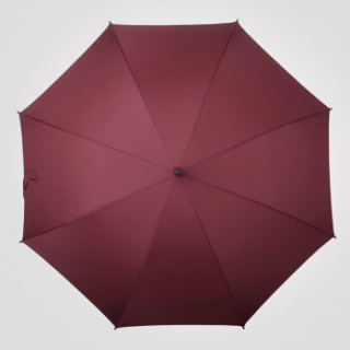 安美尚(ams) 8骨纯色女士长柄晴雨两用雨伞定做男士商务 酒红色
