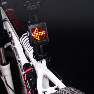 SOSPORT自行车灯 山地车智能转向灯 USB充电爆闪激光尾灯