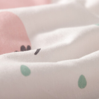 威尔贝鲁（WELLBER）婴儿睡袋幼儿防踢被宝宝双胆可脱胆卡通四季儿童背心式盖被粉花朵145*85cm