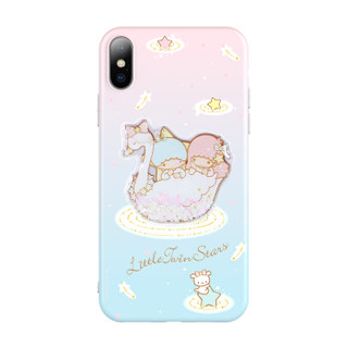 Hello Kitty 苹果x/xs手机壳iphonex/xs液体气泡流沙壳 卡通可爱趣味全包防摔立体个性创意保护套 羽落星辰