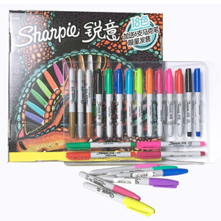 Sharpie 锐意 马克笔/记号笔 变色龙24色限量版涂鸦套装 美国进口防褪色