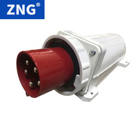 ZNG浙工工业防水器具插座63a5p 三相五线380V5芯63a器具反插座 ZNG-535