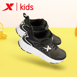 XTEP 特步 681415119108 男童休闲运动鞋 黑白 36码