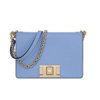 芙拉 FURLA PREFW19 牛皮革 浅蓝色 MIMI'系列 迷你 斜跨单肩包链条包 1021921