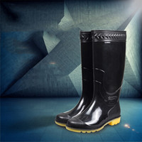 锐兴（REXIN） PVC橡塑雨靴 防油 防酸 防碱 防机械油 三防雨靴 36码