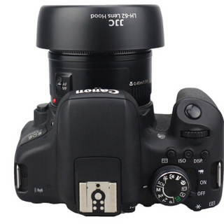 JJC 佳能ES-62遮光罩 Canon EF 50 mm f/1.8 II 二代小痰盂52mm定焦镜头 EOS 6D 6D2 5D3 5D4单反相机配件