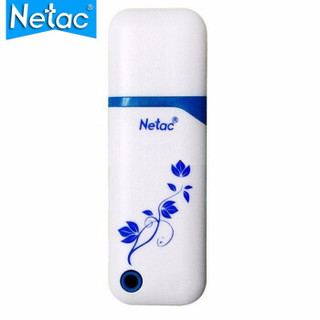 朗科（Netac） USB2.0 青花系列U盘U188 高速闪存盘 加密U盘 白色 16GB 2个装