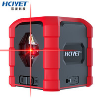 HCJYET 水平仪红光2线 红外线标线仪 投线仪 激光贴墙仪 高精度水平尺 HT-411R